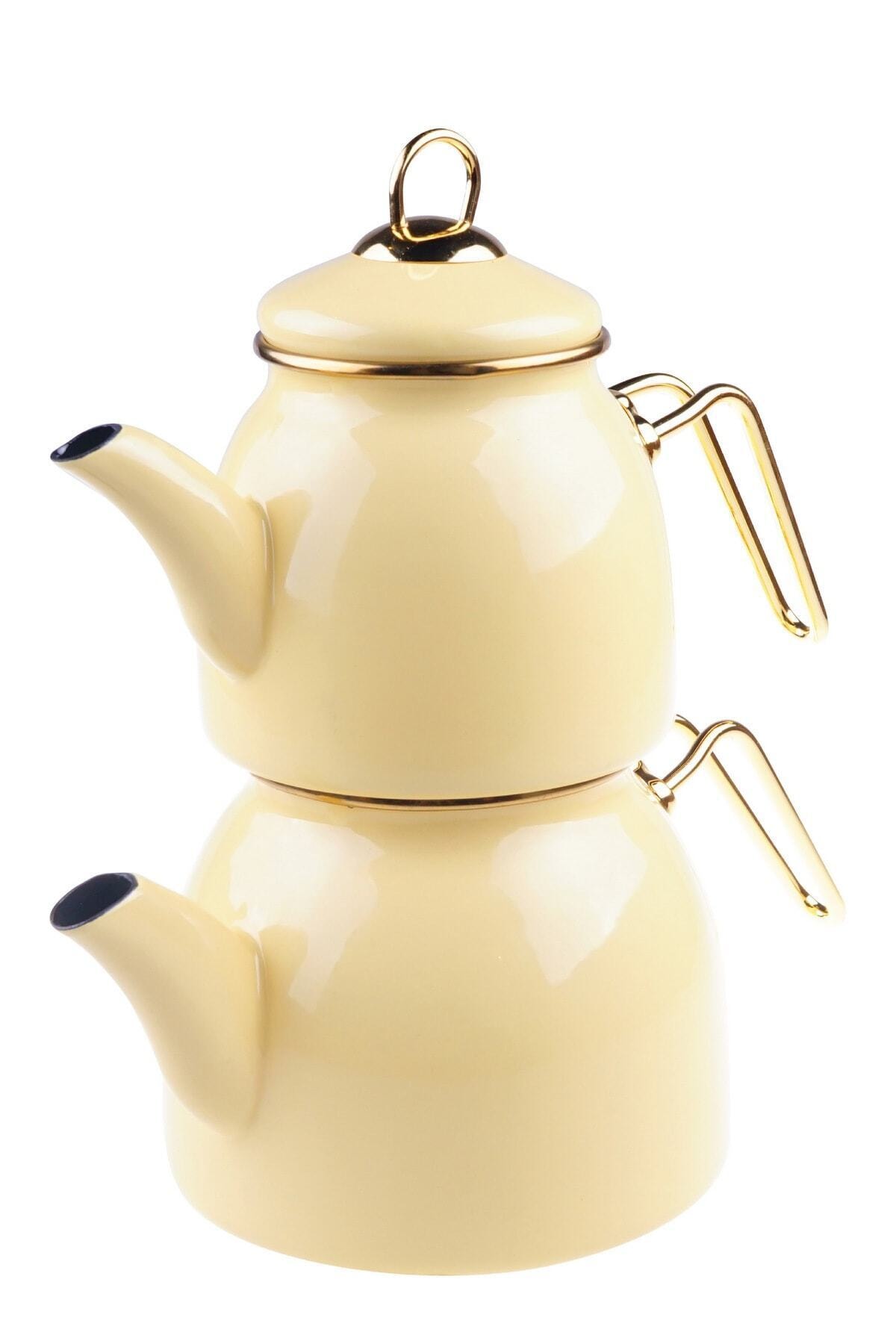 Taşev Sultan - Çaydanlık Takımı Sarı