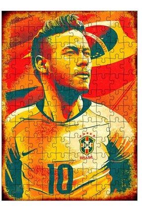 Ahşap Mdf Puzzle Yapboz Futbolcu Neymar 120 Parça 25*35 Cm TYC00338698816