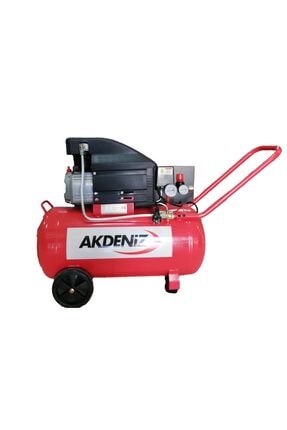 Akdeniz 2 Hp 8 Bar 50 Lt Yağlı Hava Kompresörü Ve Kompresör Seti