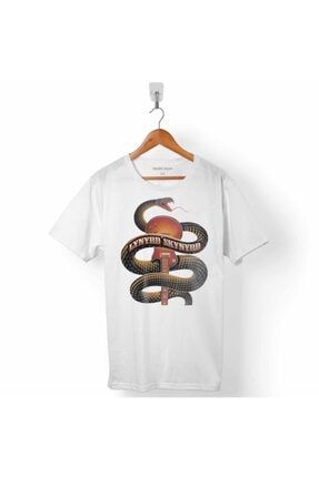 Lynyrd Skynyrd Snake Cobra Guıtar Musıc Erkek Tişört T01B3285