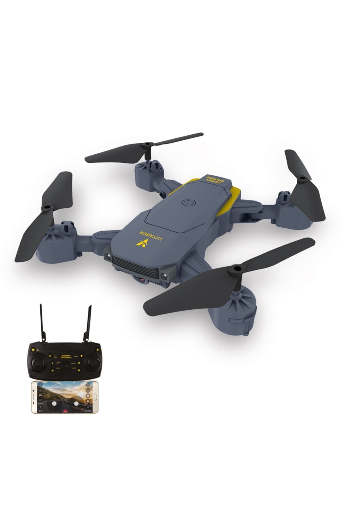 Cx014 Zoom Voyager Smart Dron Katlanabilir Kameralı Otomatik Iniş Kalkış Sabit Durma Özellikli Drone