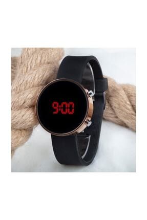 Unisex Siyah Dijital Led Watch Bakır Silikon Kordon Kol Saat St-303483 ST-303483