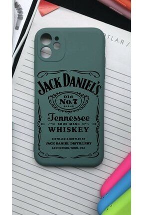 Iphone 11 Jack Daniel's Desenli Koyu Yeşil Lansman Telefon Kılıfı EAJACKDANİELSLNSMM