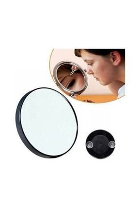 Unisex Büyüteçli Vantuzlu Pratik Kullanışlı Makyaj Lens Traş Aynası 10x L34YT2109-L34YT2109_22sx2