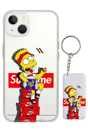 Iphone 13 Simpson Supreme Silikon Kılıf ES-PHN13-FLM01