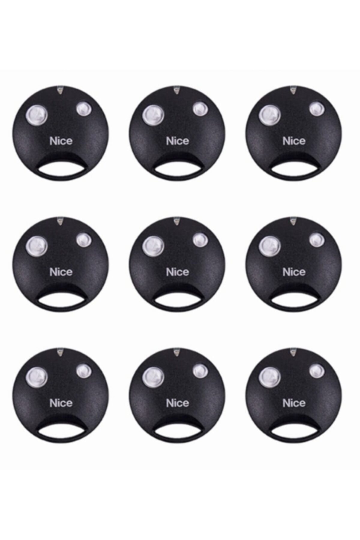 NİCE Siyah Smilo 2 Kanallı Uzaktan Kumanda 9 Adet