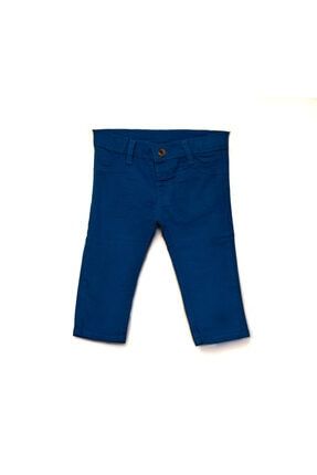 Beli Lastikli Gabardin Kumaş Saks Renk Çocuk Pantolon RM2123