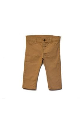 Beli Lastikli Gabardin Kumaş Bej Renk Çocuk Pantolon RM2125