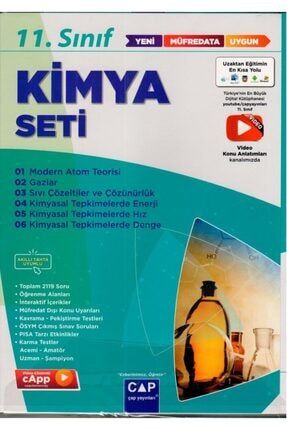 Yayınları 11. Sınıf Kimya Anadolu Seti TX6BCA06F725691