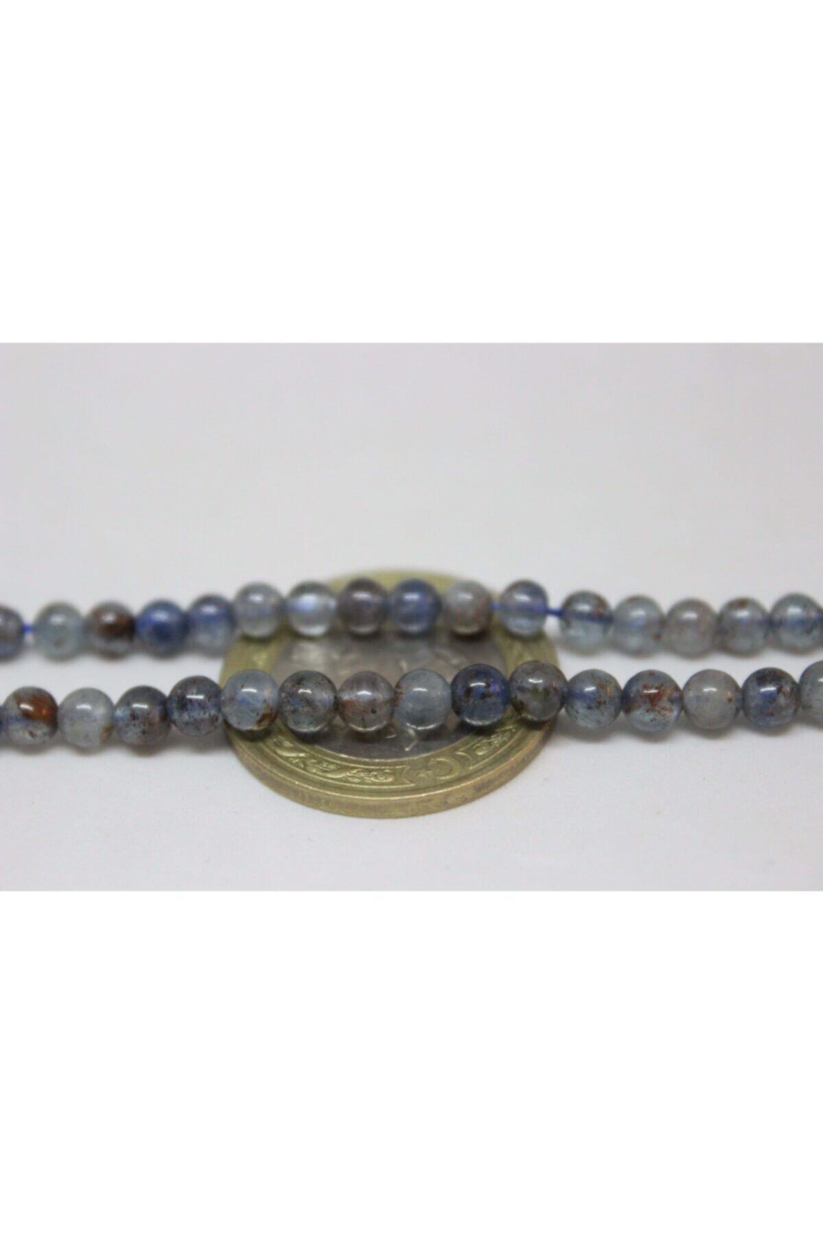 Yasamtohumu-Kyanite Stone 4mm/3 Pieces 2