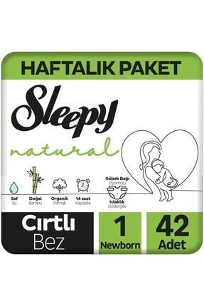 Natural Haftalık Paket Bebek Bezi 1 Numara Yenidoğan 42 Adet 8681212061014-22
