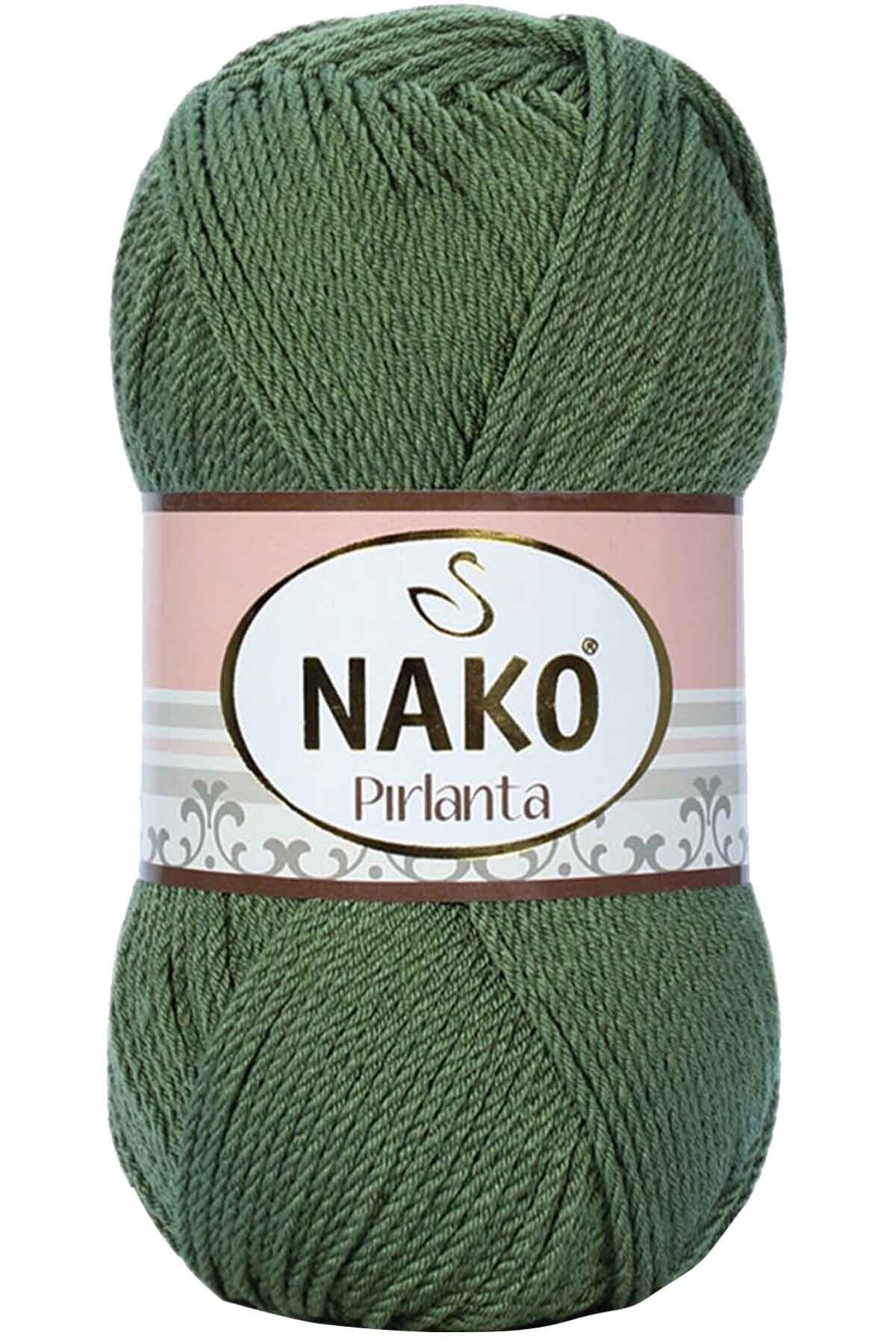 Diamond Amigurumi Hand Knitting Rope Wool Khaki Green 11253