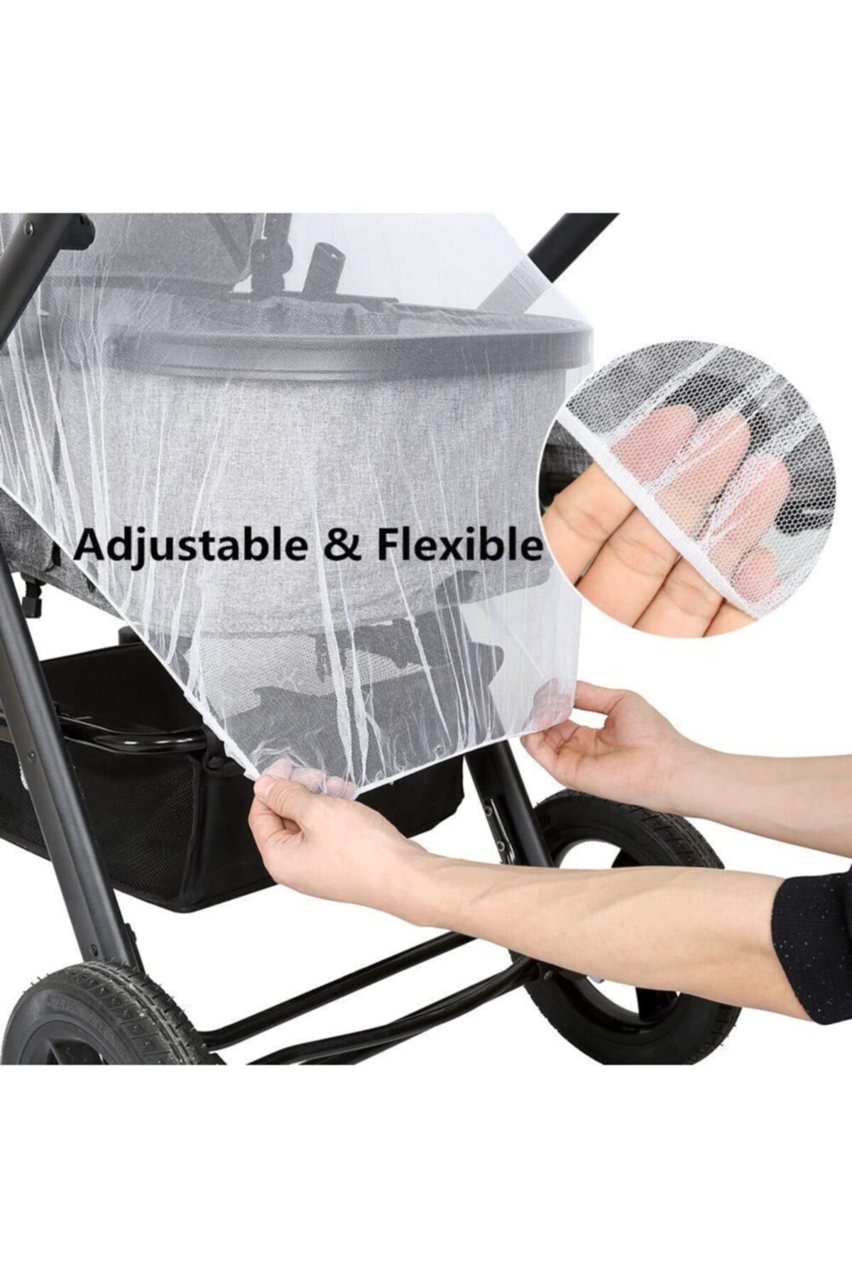 RevuBaby Bebek Arabası Sinekliği Puset Cibinlikiği Sineklik fotoğrafı 2 (önizleme)