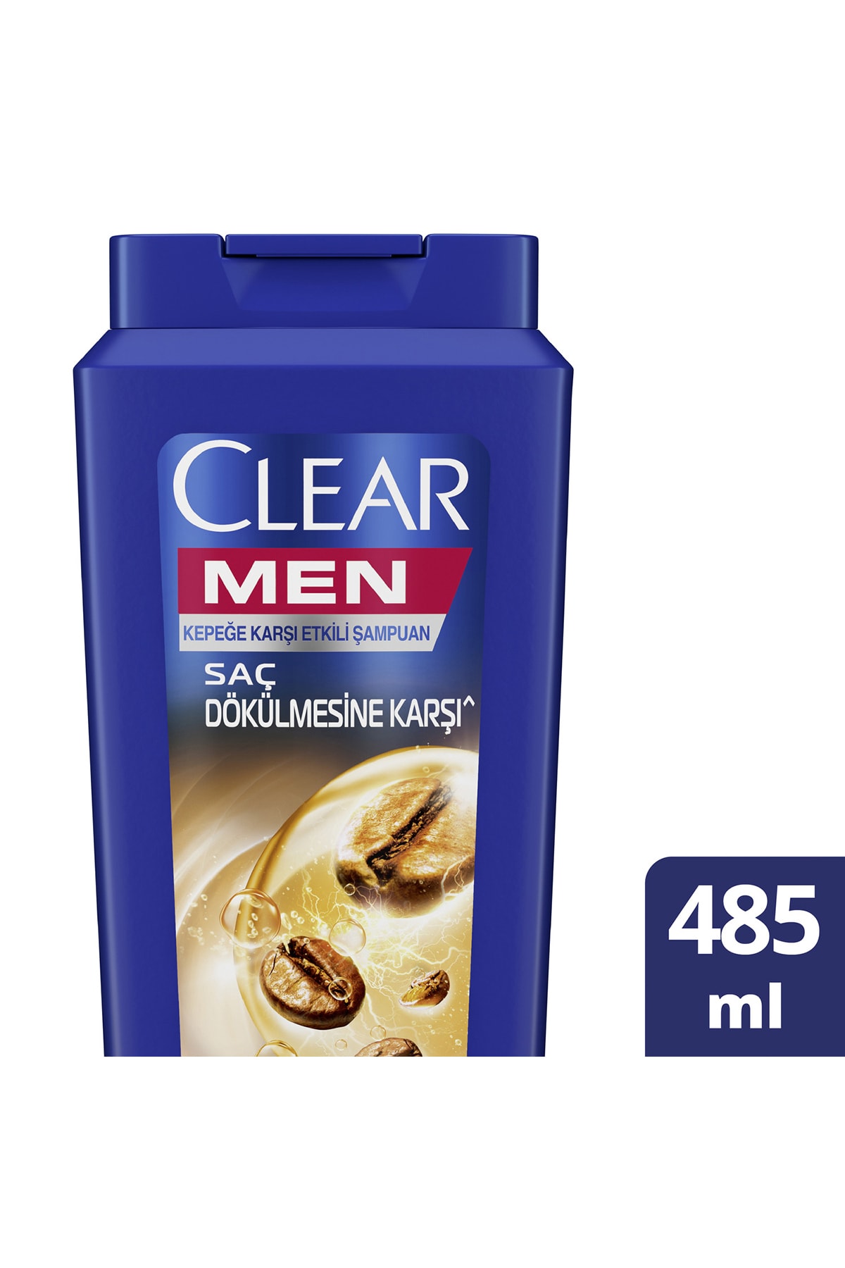 Clear Men Kepeğe Karşı Etkili Şampuan Saç Dökülmesine Karşı Kahve Çekirdeği Özü 485 ml
