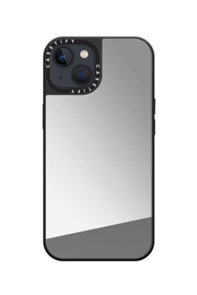 Iphone 13 Casetify Gümüş Aynalı Kılıf TKA1335