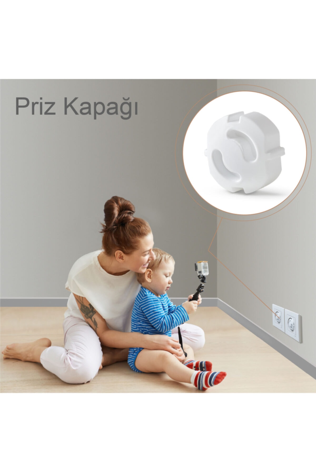 İdeal Baby 12 Adet Priz Kapağı fotoğrafı 3 (önizleme)