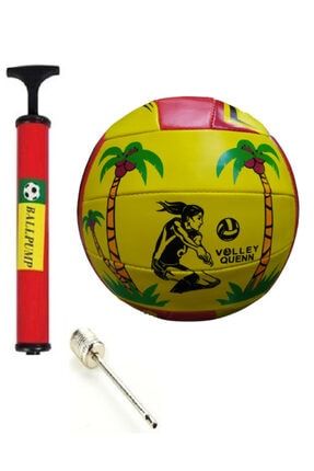 Çocuklar Için Voleybol Topu Profesyonel Boy Dikişli Voleybol Topu + Pompa Çocuk Topu