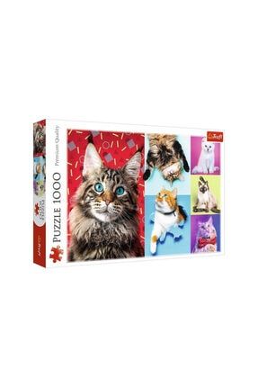 Happy Cats 1000 Parça Unisexçocuk Puzzle 5002689573