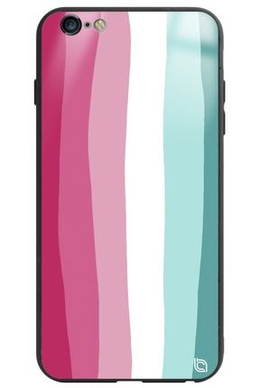Iphone 6 6s Rainbow Gökkuşağı Premium Desenli Glossy Telefon Kılıfı rainbowglossy_166