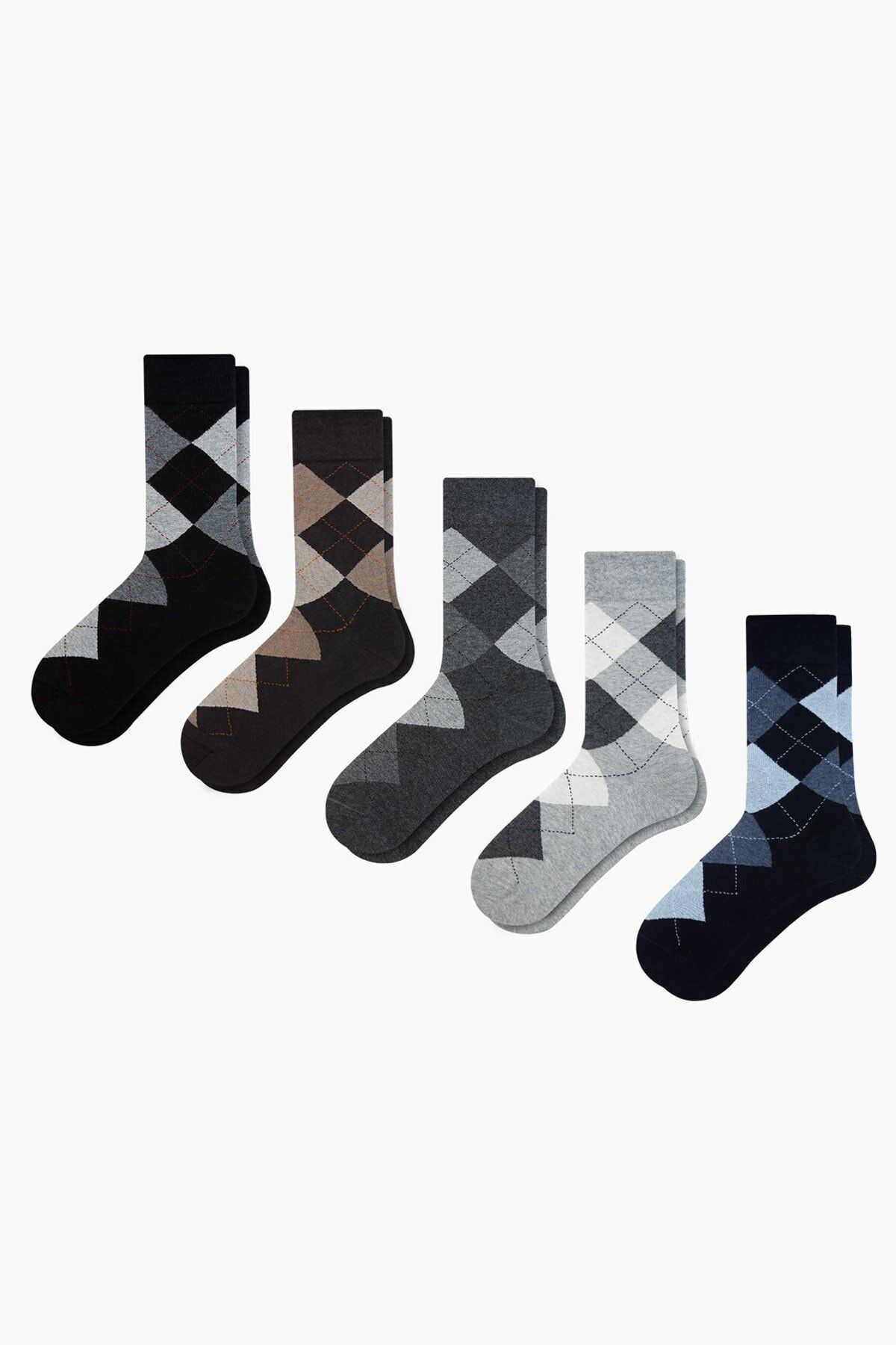 HARMAN TEKST L Quality Men s 5 Piece Socks Size 40 46 Trendyol