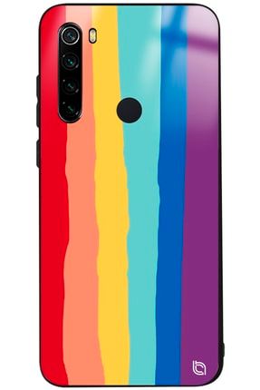 Xiaomi Redmi Note 8 Uyumlu Rainbow Gökkuşağı Premium Desenli Glossy Kılıfı rainbowglossy_187