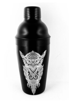 Çelik Owl Tattoo Kokteyl Shaker BB-ÇO