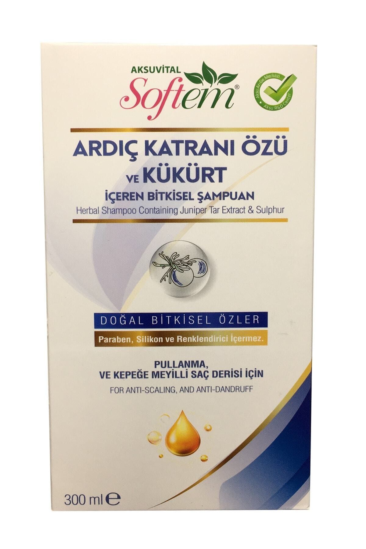Softem-Herbal Shampoo - Juniper Tar Extract and Sulfur 300 Ml 3