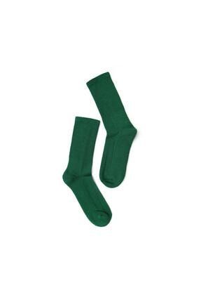 Towel Yeşil Pamuklu Soket Çorap BD-TBSC-01