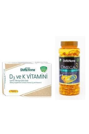 D3 Ve K Vitamini 30 Kapsül 1300 Mg & Omega 3 1000mg 200 Kapsül mnz102