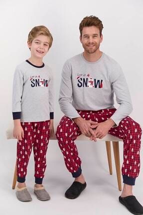 Snow Aile Konsept Baba&oğul Pijama Takım RP2548-2604