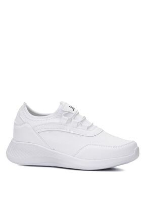 Kadın Beyaz Günlük Kullanıma Uygun Sneakers Ayakkabı jczennesneakers