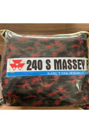 Massey Ferguson Mf 240 Kaporta Örtüsü Özel Kırmızı Siyah 00027