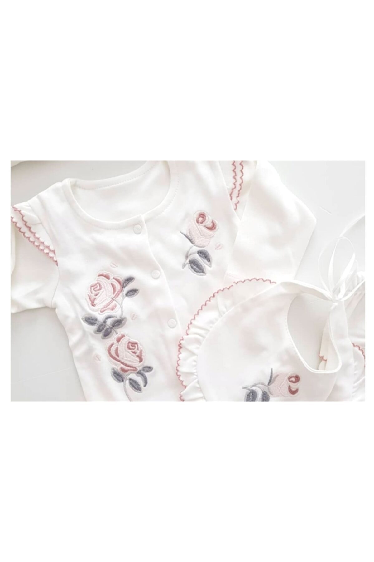 Sahra Stil 4'lü Büyük Doğum Seti-bebek Bakım Çantası,hastane Çıkış Set,7'li Mendil Ve 3'lü Çorap Set fotoğrafı 7 (önizleme)