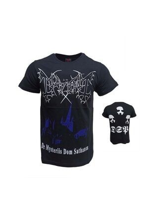 Mayhem De Mysteriss Dom Sathanas Metal Band Baskılı Penye Tişört MDMDS-0333