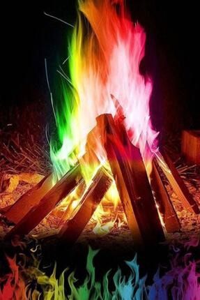 Magic Fire Renkli Ateş Tozu Kamp - Şömine Ateşi Pratik Ateşleme Tozu Mangal AAMGFRATKSAPATM