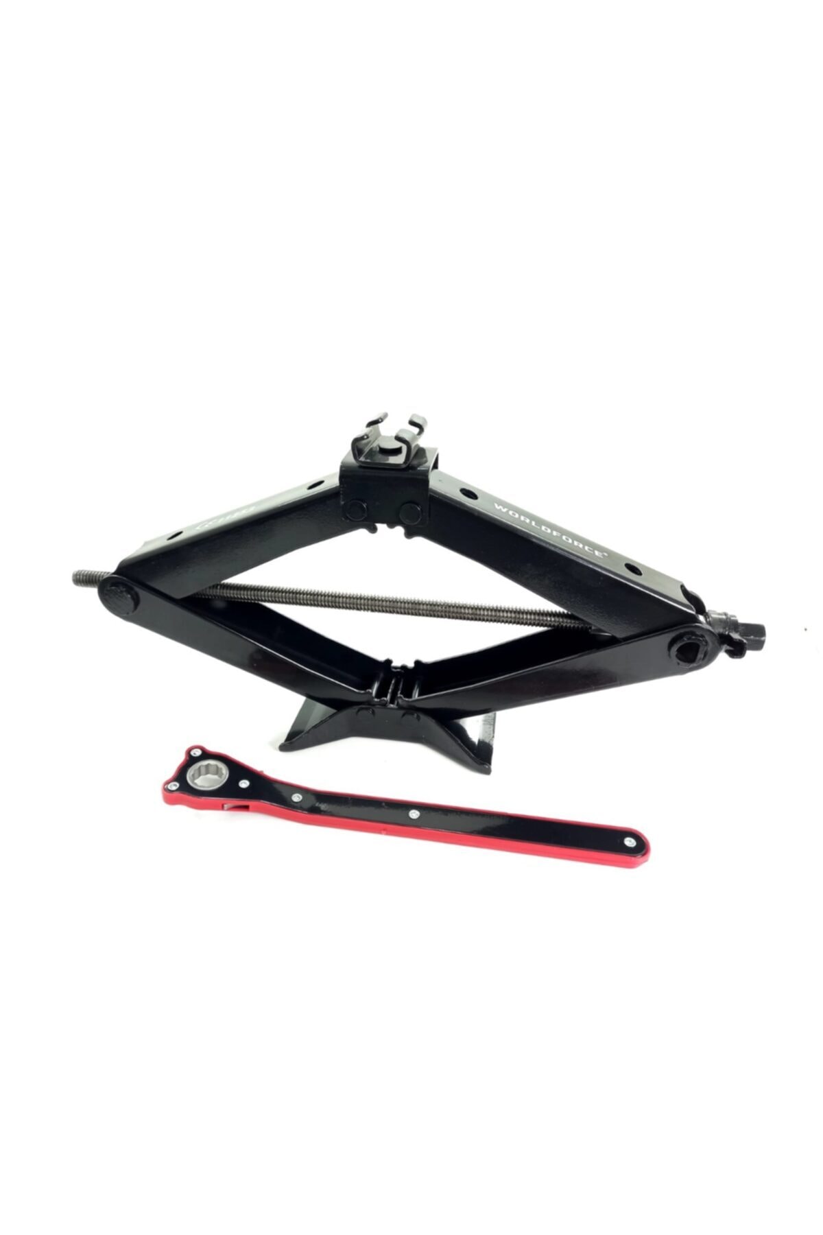 Worldforce 2 Ton Makaslı Kriko Cırcır Kollu Otomobil Bagaj Krikosu