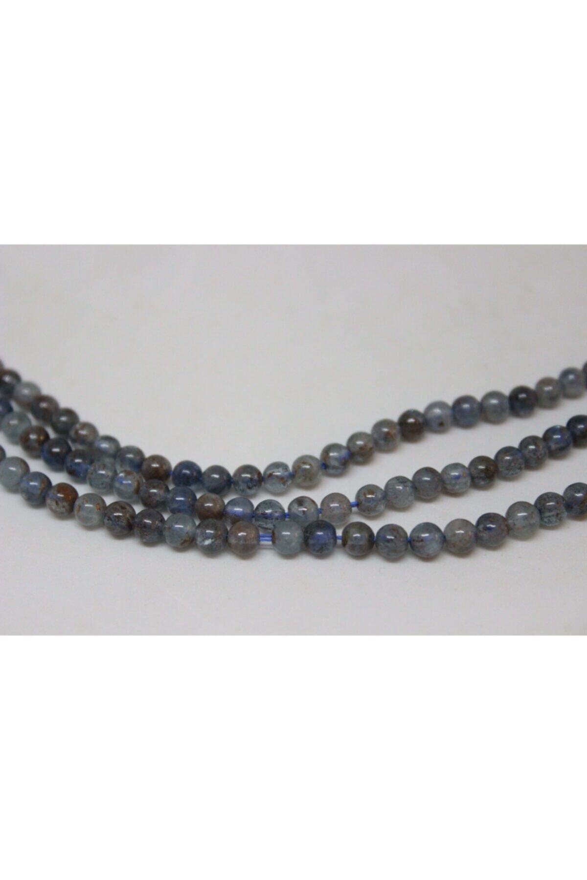 Yasamtohumu-Kyanite Stone 4mm/3 Pieces 6