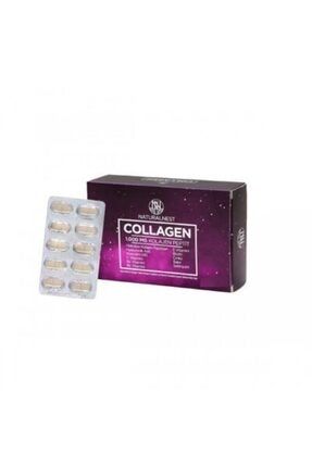 Naturalnest Collagen Peptide Ve Hyaluronic Acid 60 Tablet 8697595877364