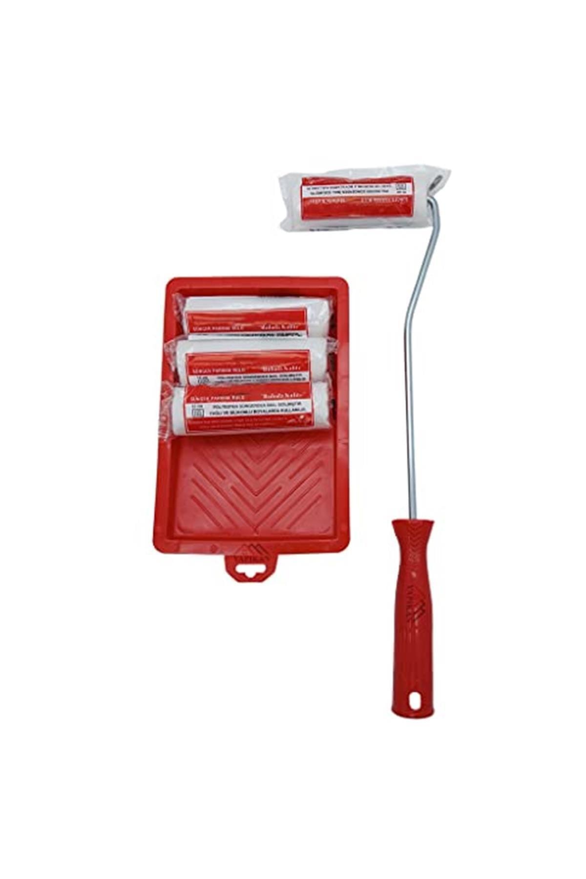 Benca Yapı Market Sünger Parmak Rulo 10 cm   3 Adet Yedek Ağız  Dekor Mini Boyacı Kabı