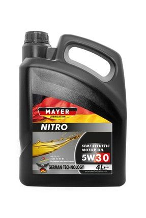 Nıtro Semi Synthetic 5w-30 4 Litre (2022) MYR.004