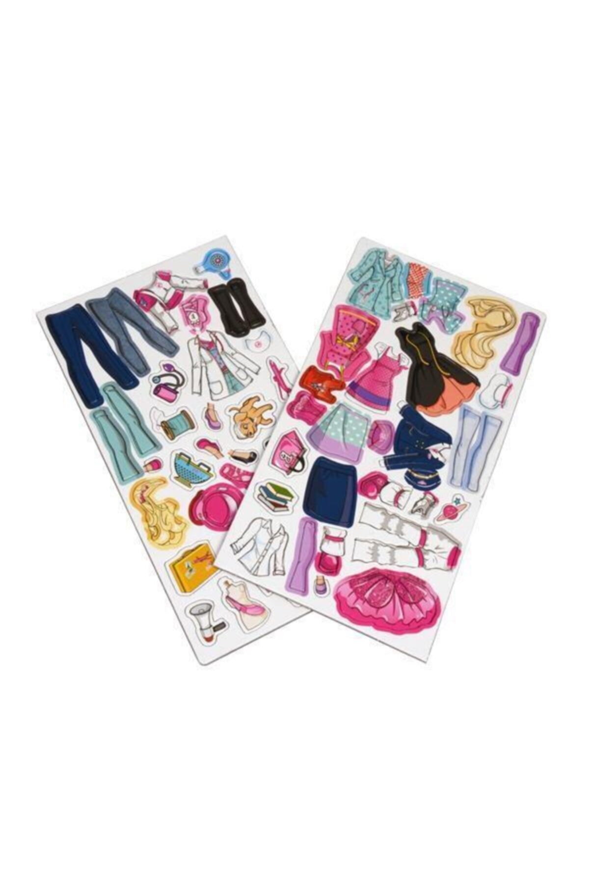 Hobialem Barbie Ve Arkadaşları, Manyetik Kıyafet Giydirme Kostümler, Eğitici Puzzle