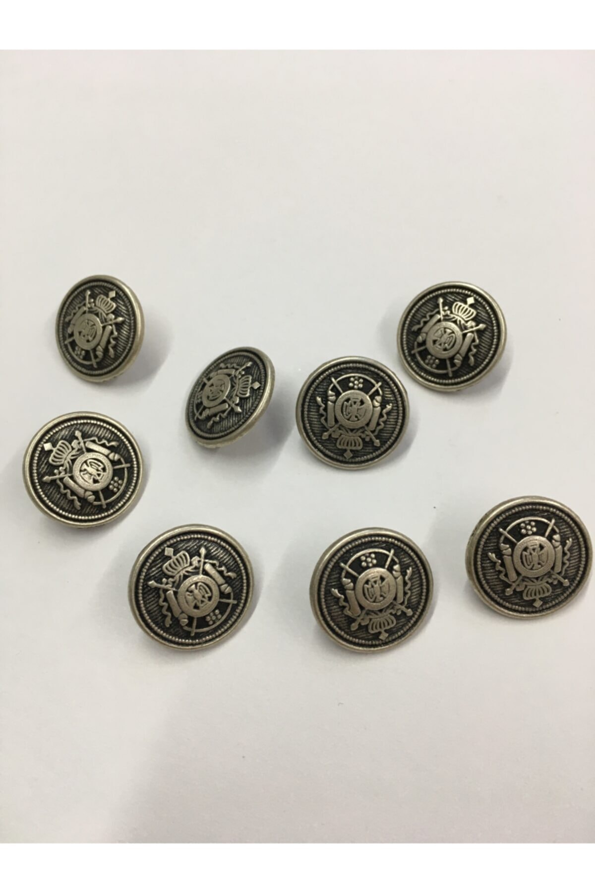 Metal Button Small Series Set of 8
