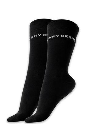 Siyah Klasik Çorap Bambu TB-CFB-002