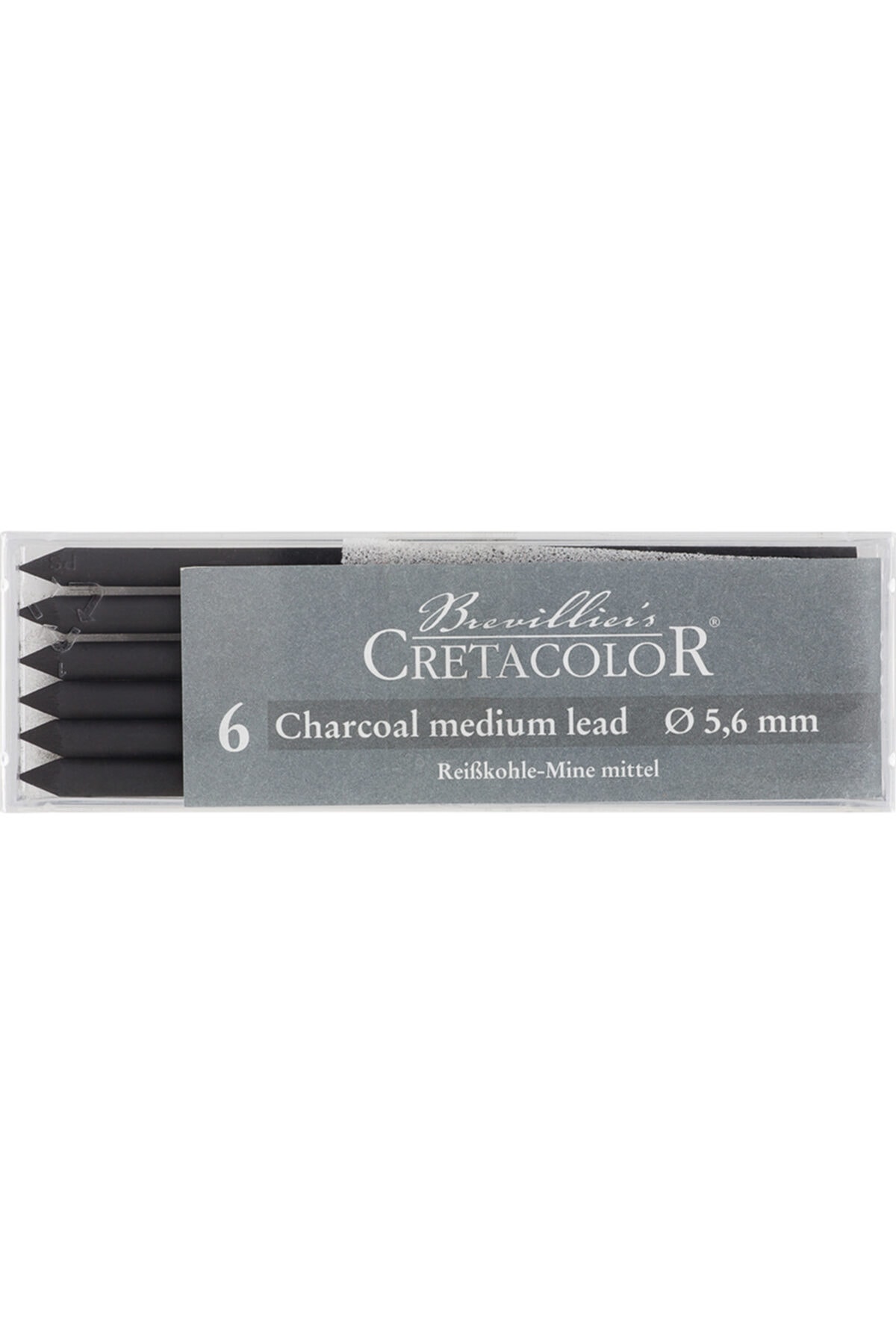 Charcoal Medium Coal Portmin Tip 5,6mm6pcs 26002