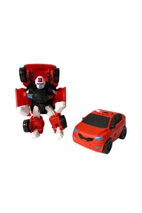 Tobot Transformers Stil Dönüşebilir Oyuncak Araç Hem Robot Hem Araba Mini C2 E669A-C2
