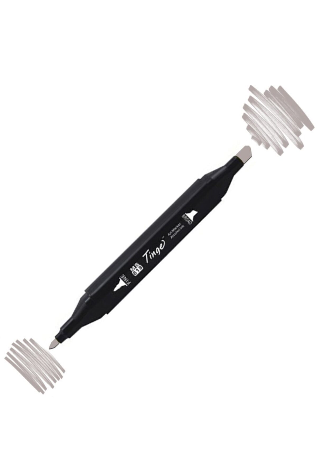 Twin Double Tip Marker Pen Wg4 Warm Grey