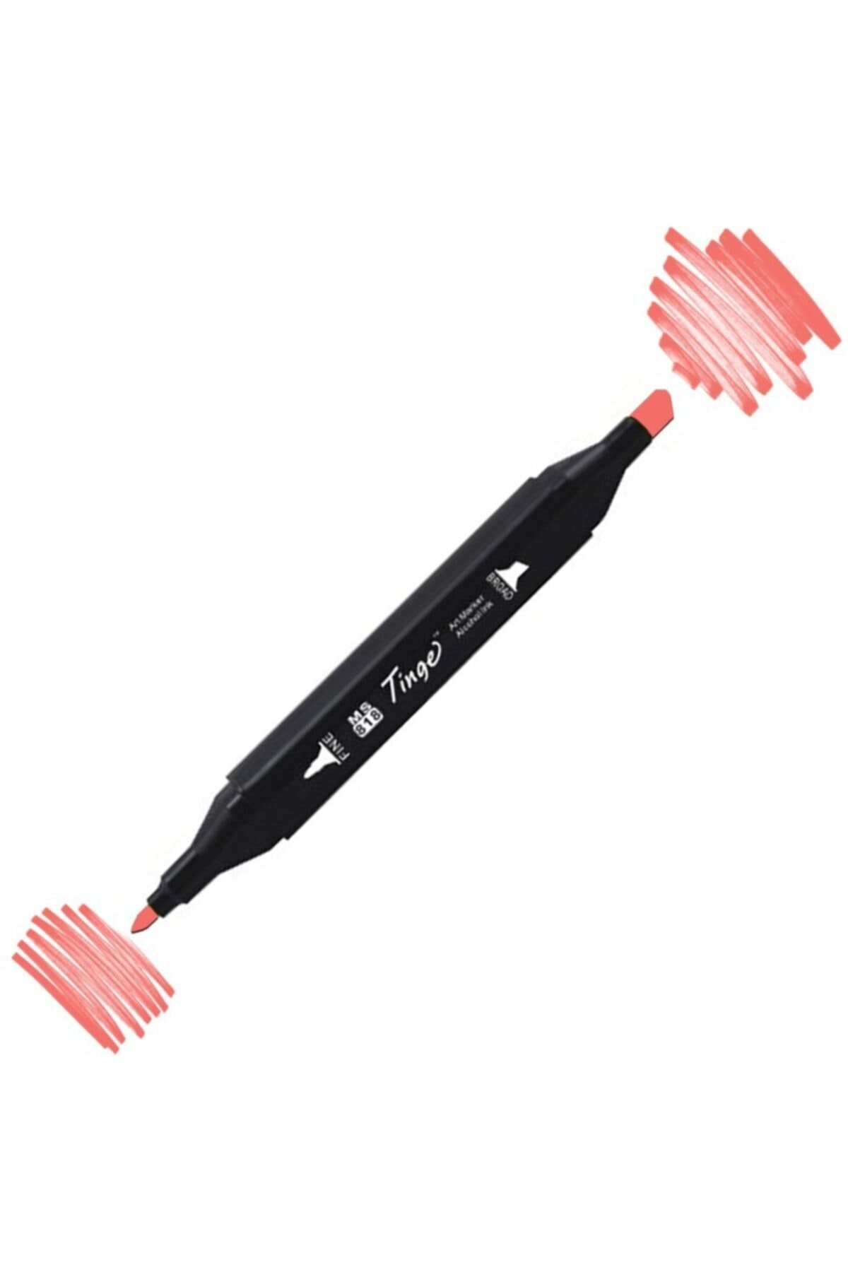 Twin Double Tip Marker Pen R16 Coral Pink
