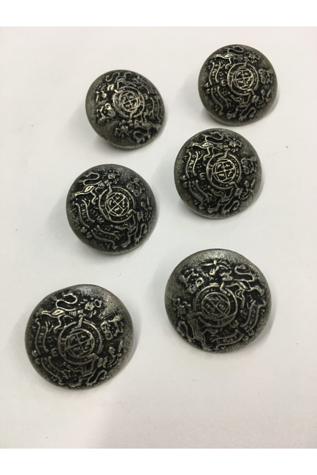 Trench Coat Button Metal Button Set of 6