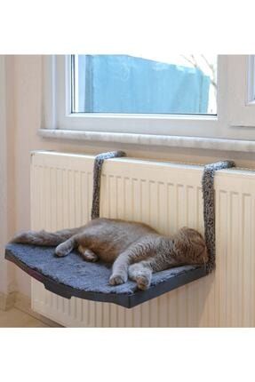 Kedi Petek Kalorifer Radyatör Yatağı Askılı Kedi Yatağı Hamağı Terası Ebatlar 47x 27,5 Cm - 18 Kg EA-336-12