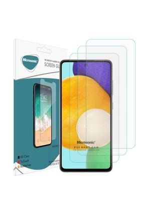 Samsung Galaxy A52s Screen Protector Nano Glass Cam Ekran Koruyucu (3'lü Paket) / Uyumlu Ekran Koruyucu-M/2109